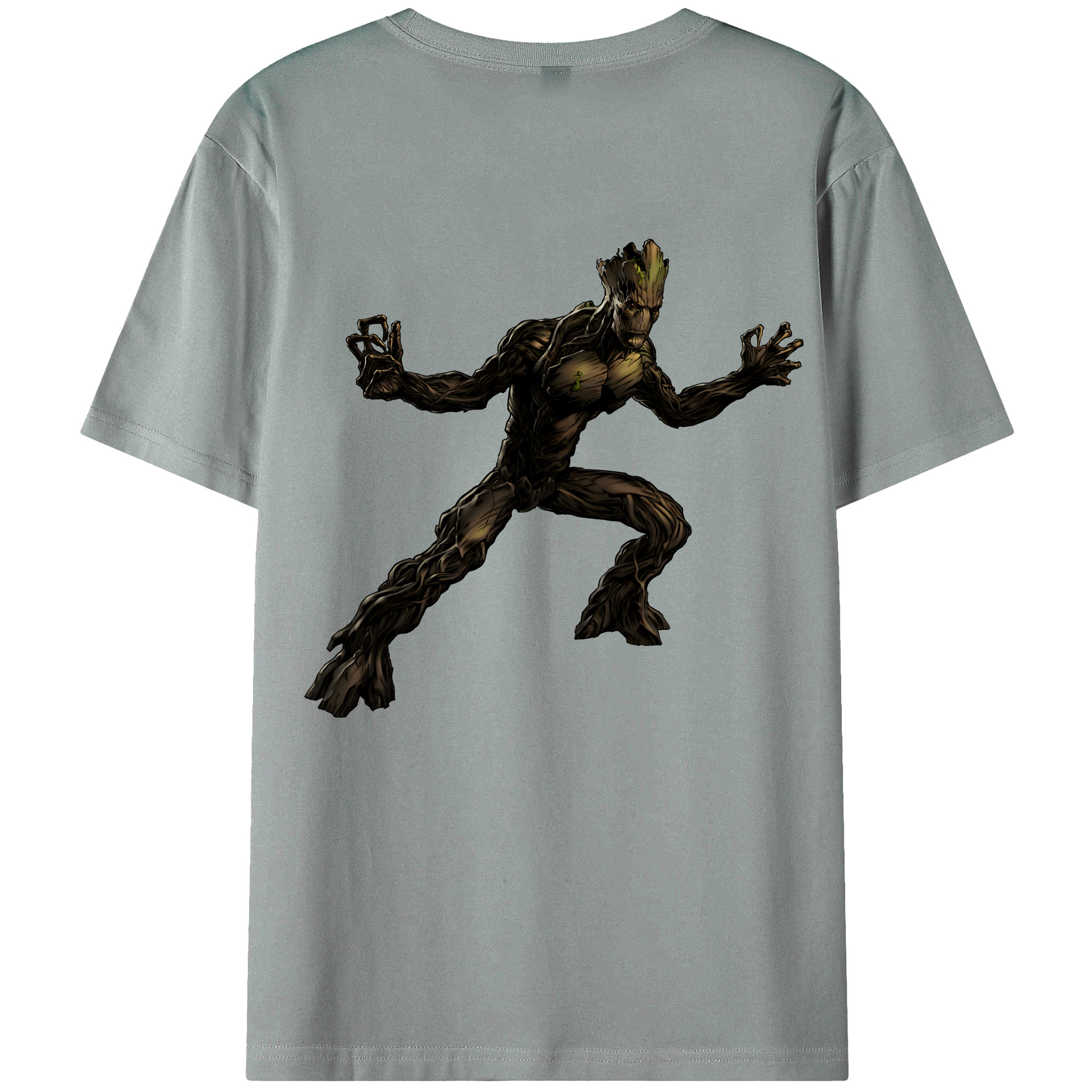 （画像用） アベンジャーズ The Avengers 綿100％ メンズ半袖Tシャツ（バックプリント） 通気性